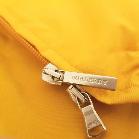 SOLD - Burberry Yellow Windbreaker Jacket - Picture 8 of 14